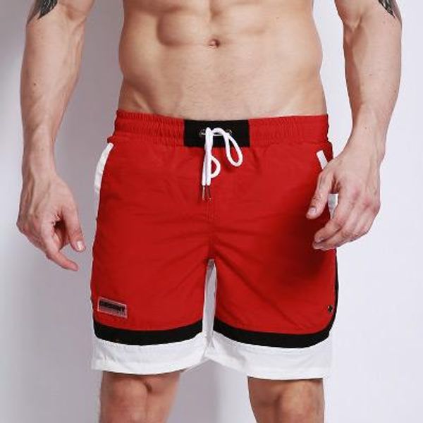 desmiit surfing beach shorts mens boardshorts patchwork nylon bermuda surf swim short pants quick dry silver pink swimwear male harajuku, White;black